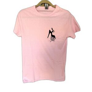 NoHo Stripper Strike protest T-Shirt - pink
